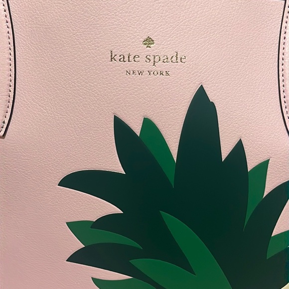 ♠️🍍 kate spade Pineapple Graphic Reversible Tote Bag, Pink Multi - Picture 7 of 16
